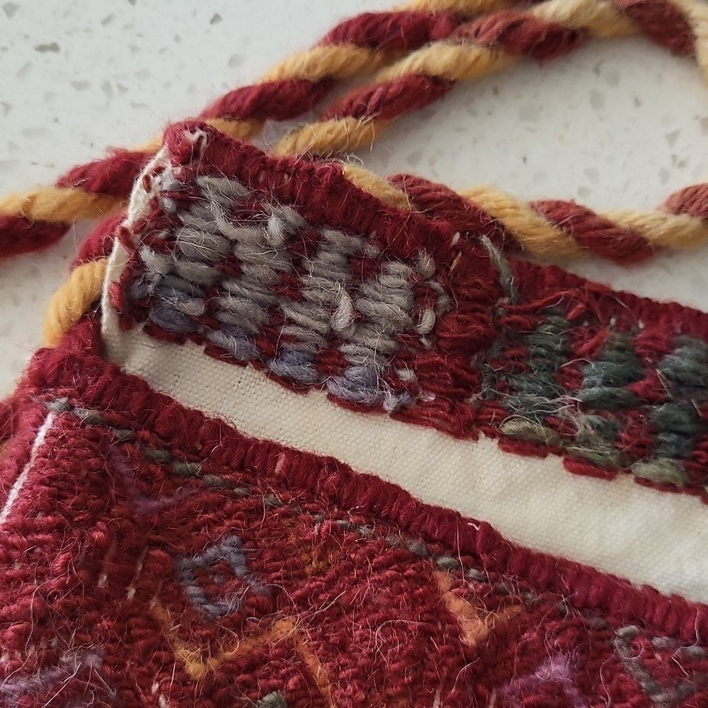 Handcrafted Patterned Shoulder Bag - Picture 3 of 6